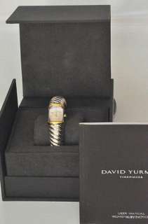   DAVID YURMAN MOP Waverly Womens Silver & Gold Watch on SALE!  