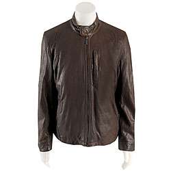 Kenneth Cole Reaction Mens Leather Jacket  Overstock