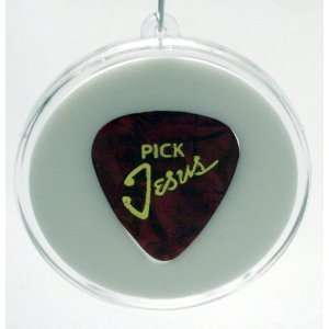  Pick Jesus Romans 1013 Red Guitar Pick With MADE IN USA 