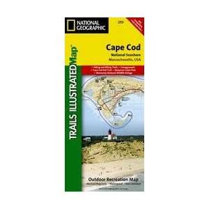  National Geographic Cape Code National Seashore Map #250 