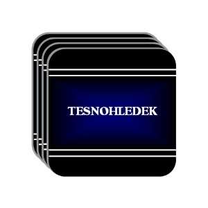   Gift   TESNOHLEDEK Set of 4 Mini Mousepad Coasters (black design