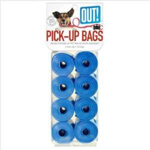  OUT! Dog Waste Pick Up Bags, 8 Refill Rolls, 120 Bags: Pet 