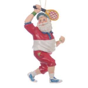  Santa Tennis Player Christmas Ornament: Sports & Outdoors