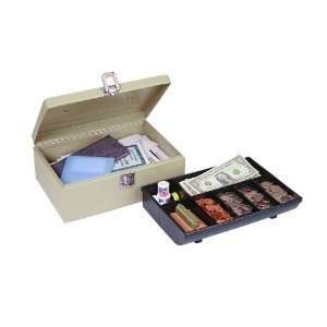  Locking Latch Cash Box with Removable Tray: Office 