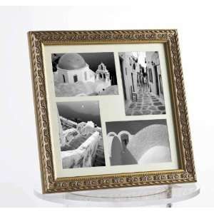  10X10 GOLD 4 PHOTO COLLAGE FRAME   Frame Electronics