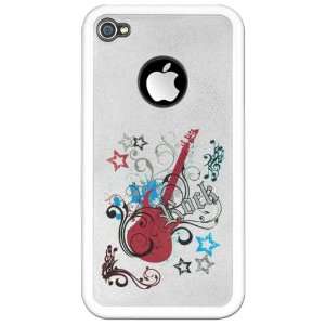   : iPhone 4 or 4S Clear Case White Rock Guitar Music: Everything Else