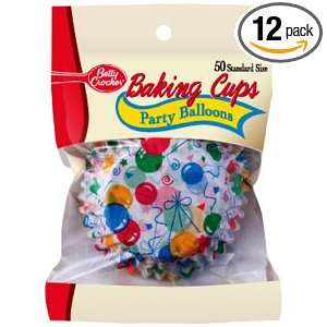Cake Mate Balloon Cupcake Liner, 50 Count, Pouch (Pack of 12)  