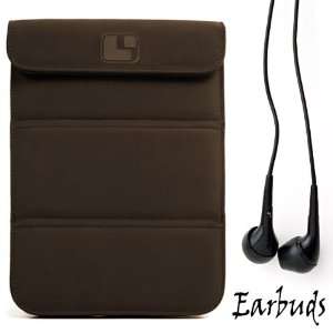 Leather Cover Sleeve Carrying Case can easily be converted to a stand 