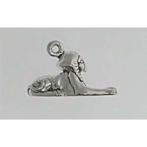  Sterling Silver 3D Egyptian Sphinx Charm Jewelry