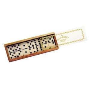  Dominoes Wood Box Game,American Puzzles: Toys & Games