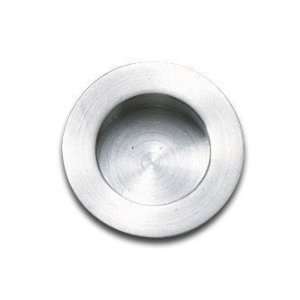 Eclectic expression   1 3/8 diameter recessed pull in brushed nickel