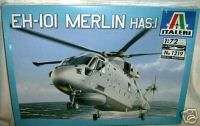 italeri 1/72 RAF EH 101 MERLIN HAS.I RECONN HELICOPTER  