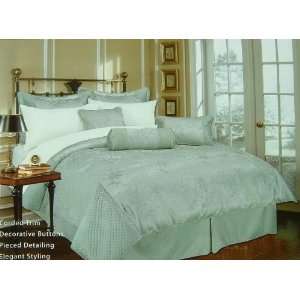  11pc Bed in a Bag Monticello Sage Comforter Set    Size 