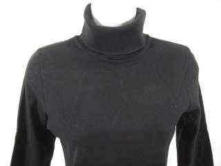 JUICY COUTURE Black Turtleneck Long Sleeve Shirt Top S  