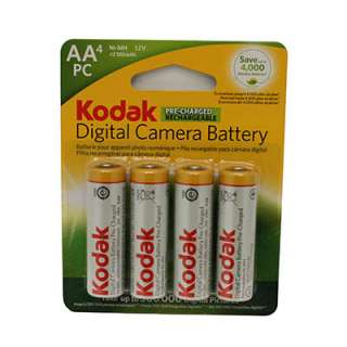 Kodak Pre Charged AA Rechargeable Batteries 2000mAh 4pk  