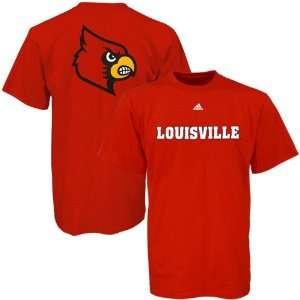  Adidas Louisville Cardinals Red Youth Prime Time T shirt 