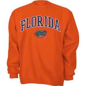 Florida Gators Youth Orange Tackle Twill Crewneck Sweatshirt:  
