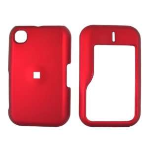  For Nokia Surge 6790 Rubberized Hard Cover Case Red 