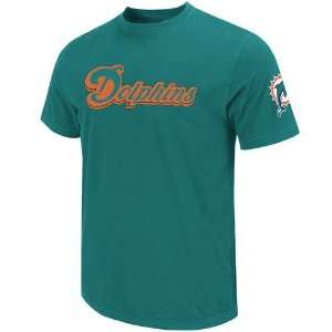 Miami Dolphins Aqua Zone Blitz Applique Premium T shirt:  