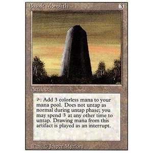  Magic the Gathering   Basalt Monolith   Revised Edition Toys & Games