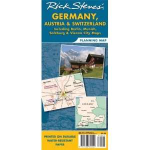  Germany, Austria, and Switzerland Map: Including Berlin, Munich 