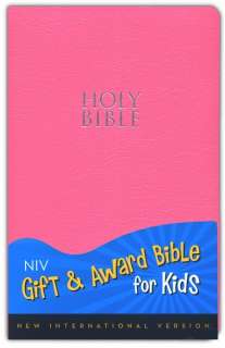   Gift & Award Bible For Kids   Girls   Pink   Leather Look   2011   NEW