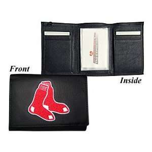  Boston Red Sox Embroidered Leather Tri Fold Wallet Catalog 