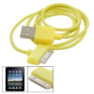   Yellow USB Data Transfer Charger Cable for iPhone 4 4G: Electronics