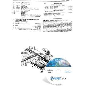 NEW Patent CD for THROAT PLATE FOR DOUBLE CHAINSTITCH SEWING MACHINES