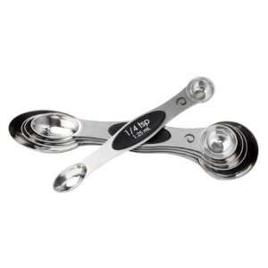  Progressive Magnetic Stainless Steel Measuring Spoons 