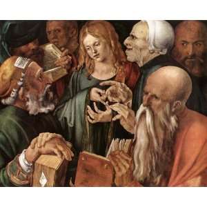  Durer   Christ Among the Doctors   Hand Painted   Wall Art 