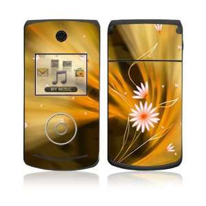  LG Chocolate 3 (VX8560) Skin Decal Sticker   Flame Flowers 