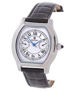 Croton Leather Strap Watch  Overstock