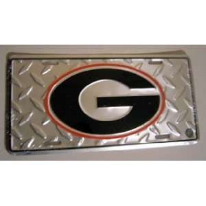  Georgia Bulldogs Chrome License Plate