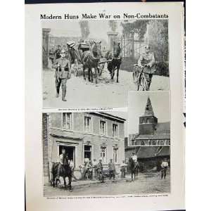  1915 WORLD WAR LIEGE GERMAN SOLDIERS HAELEN MOULAND