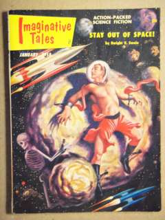 1958 Sci Fi Imaginative Tales Lloyd Rognan Pulp Swain  