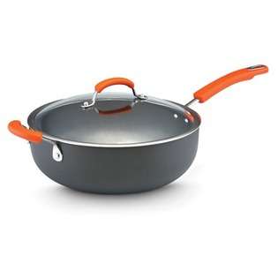   II Cookware 6 Quart Covered Chef Pan with Helper Handle 