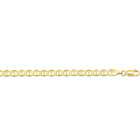 JewelryWeb 10k Gold Mariner Chain Necklace 5.4mm   18 Inch