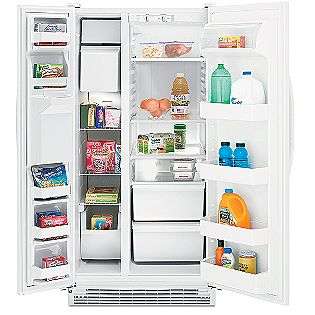 21.6 cu. ft. Side By Side Refrigerator with Spill Proof Shelves 