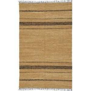  St. Croix Trading Leather Woven Reversible Rug LCD09: Home 
