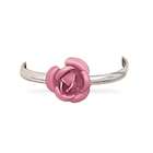   Jewelry Pink Rose Toe Ring .925 Sterling Flower Sweet Gift Kids