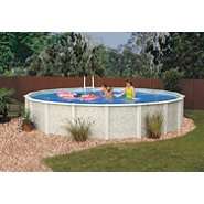 GSM 24 Round Crystal River Above Ground Pool Package, 52 Height 
