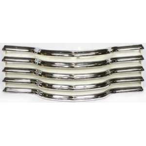    47 53 CHEVY TRUCK GRILL   CHROME WITH WHITE BACKGROUND Automotive