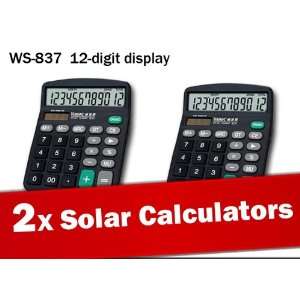 2 Pack 12 Digit Digital Calculator