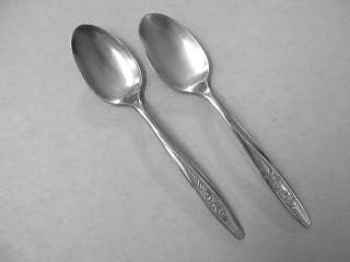   Superior Stainless Flatware RADIANT ROSE Solid Serving Spoons  