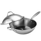 baking pan high quality stainless steel 12x16x3 swinging handles for