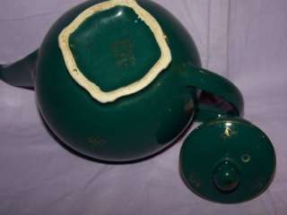 Vintage~ Hall China Turquoise STAR Teapot # 0740