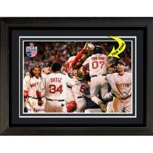 Boston Red Sox   2007 World Series Champs   Personalized Framed 8x12 