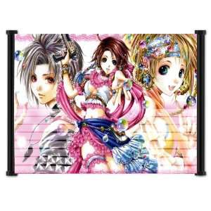  Final Fantasy X 2 Game Fabric Wall Scroll Poster (45x31 