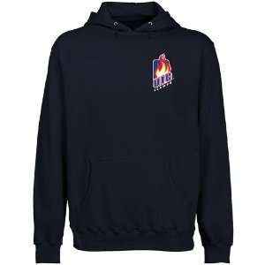  UIC Flames Navy Blue Chest Hit Logo Lightweight Pullover 